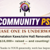 Kanatakon Kawa:tsire Hall Renovations Phase 1!